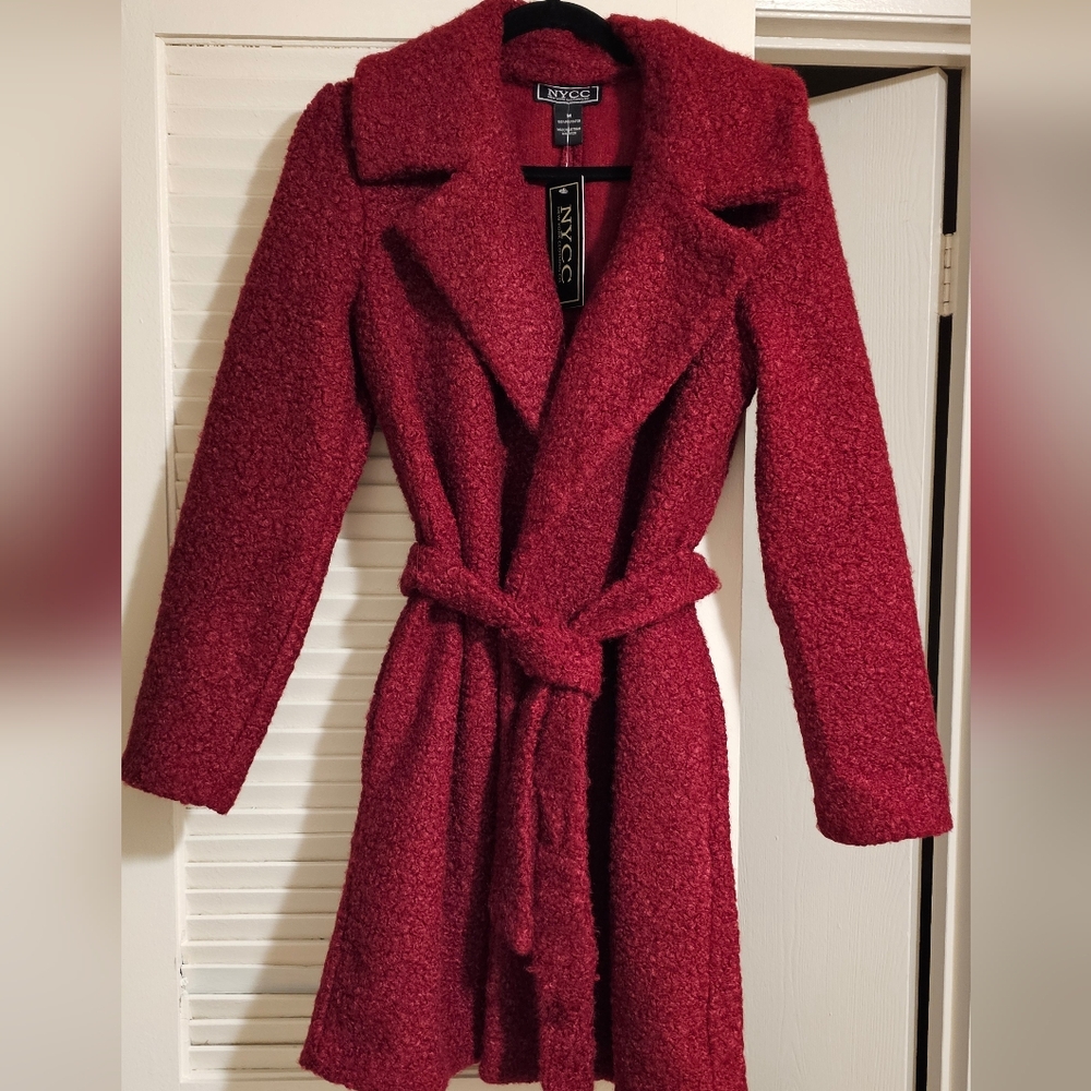 Women's Teddy Red Coat